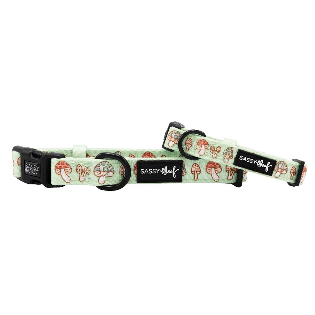 Sassy Woof Dog Collar, Shrooms Blooms - Image 3