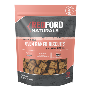 Redford Naturals Grain Free Salmon Recipe Biscuits Dog Treat, 10 Ounces
