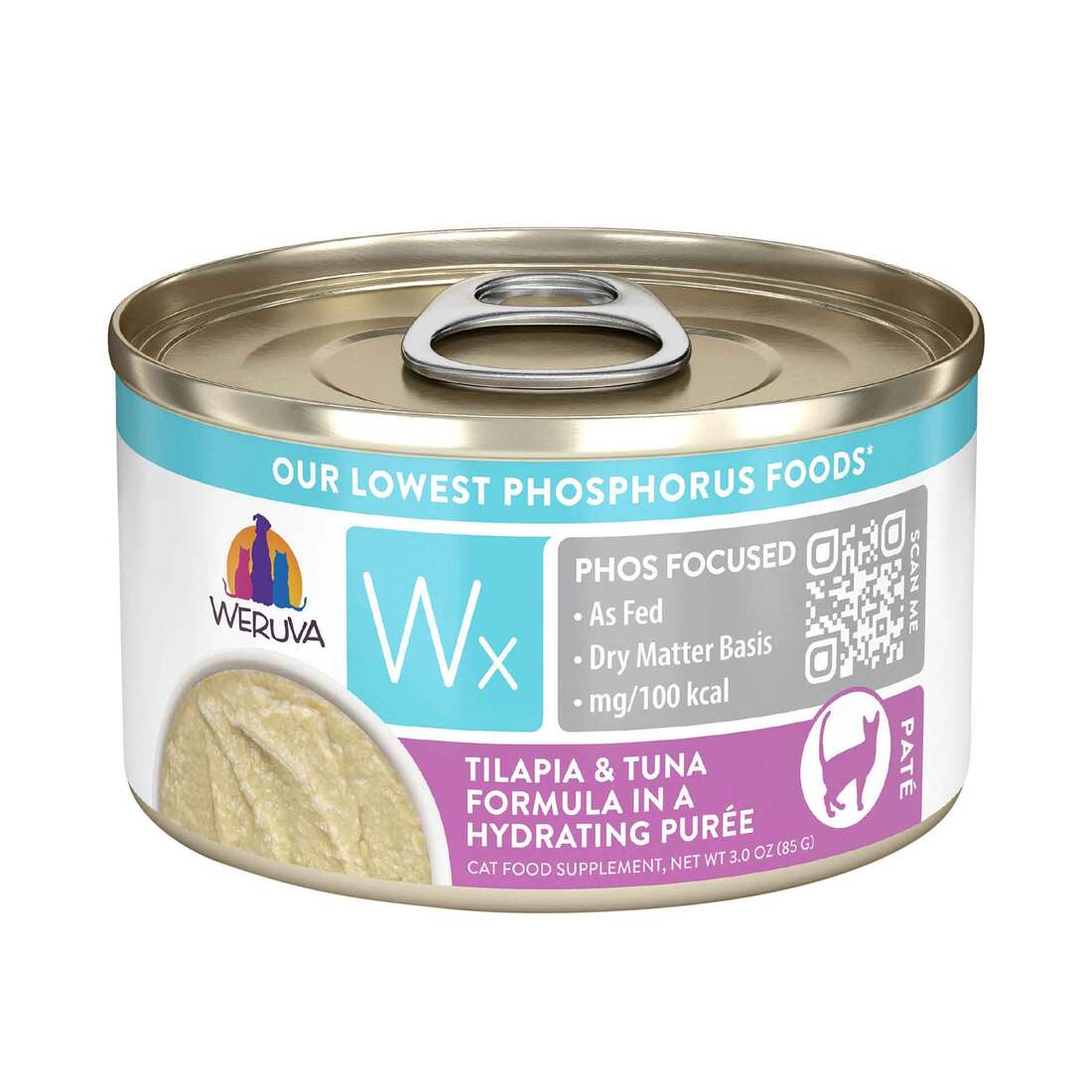 Weruva Wx Phos Focused Wet Cat Food, 3 Ounce Can - Image 4