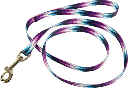PS+ Dog Leash, Purple Zigzag - Image 2