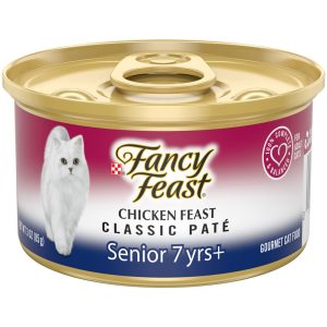 Purina Fancy Feast High Protein Senior Pate Wet Cat Food