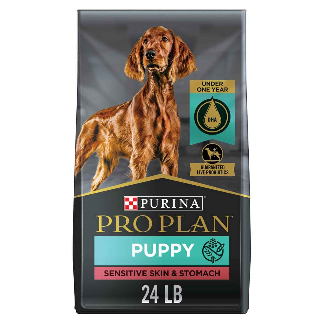Purina Pro Plan With Probiotics, Sensitive Stomach Dry Puppy Food, Sensitive Skin & Stomach Lamb & O - Image 2