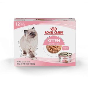Royal Canin® Feline Care Nutrition™ Wet Cat Food, Kitten Thin Slices in Gravy (12), 3 Ounces