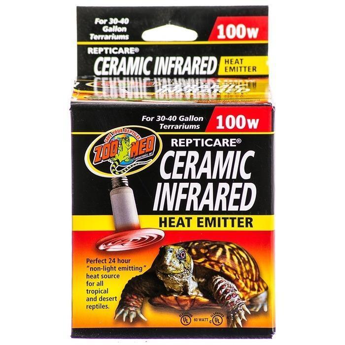 Zoo Med ReptiCare Ceramic Infrared Heat Emitter, 100 Watts