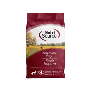 NutriSource Beef & Rice Dry Dog Food, 4 Pounds