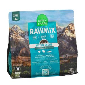 Open Farm RawMix Grain Free Cat Food, Kitten Recipe, 2.25 Pounds