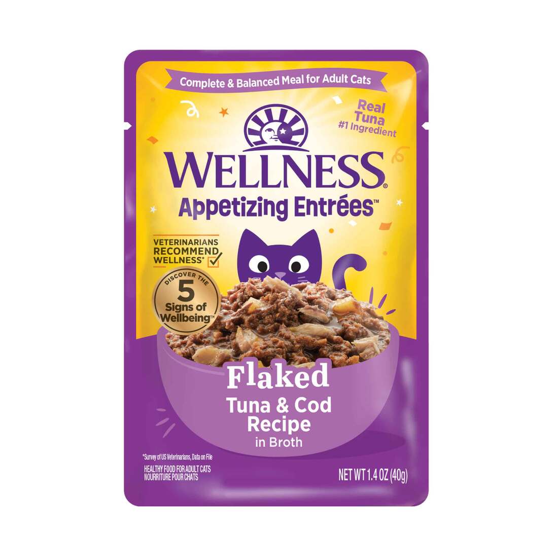 Wellness Appetizing Entrées™ Flaked Natural Wet Cat Food - Image 2