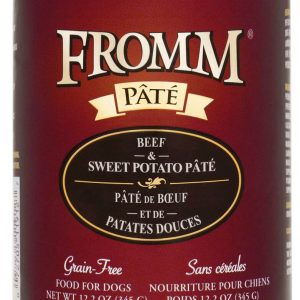 Fromm Grain-Free Beef & Sweet Potato Pâté Wet Dog Food, 12.2 Ounces