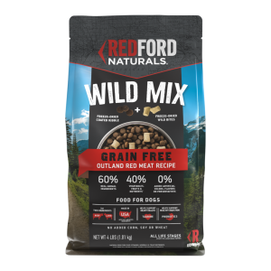 Redford Naturals Wild Mix Grain Free Dry Dog Food, Outland Red Meat Recipe