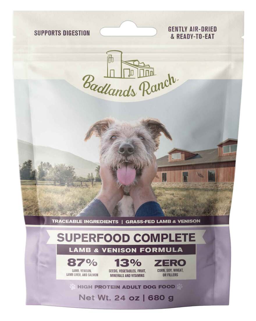 Badlands Ranch Superfood Complete Lamb & Venison Dog Food