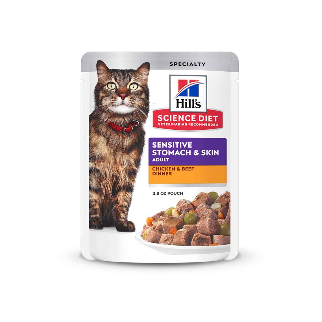 Hill's Science Diet Adult Sensitive Stomach & Skin Canned Cat Food - Image 2