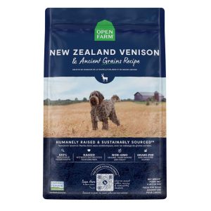 Open Farm Ancient Grain Dry Dog Food, New Zealand Venison, 22 Pounds