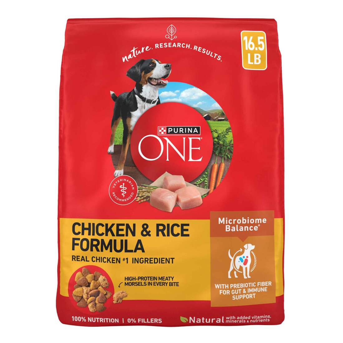 Purina ONE Natural Dry Dog Food, SmartBlend Chicken & Rice Formula - Image 3