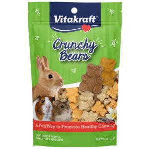Vitakraft Crunchy Bears Small Animal Treat, 4 Ounces