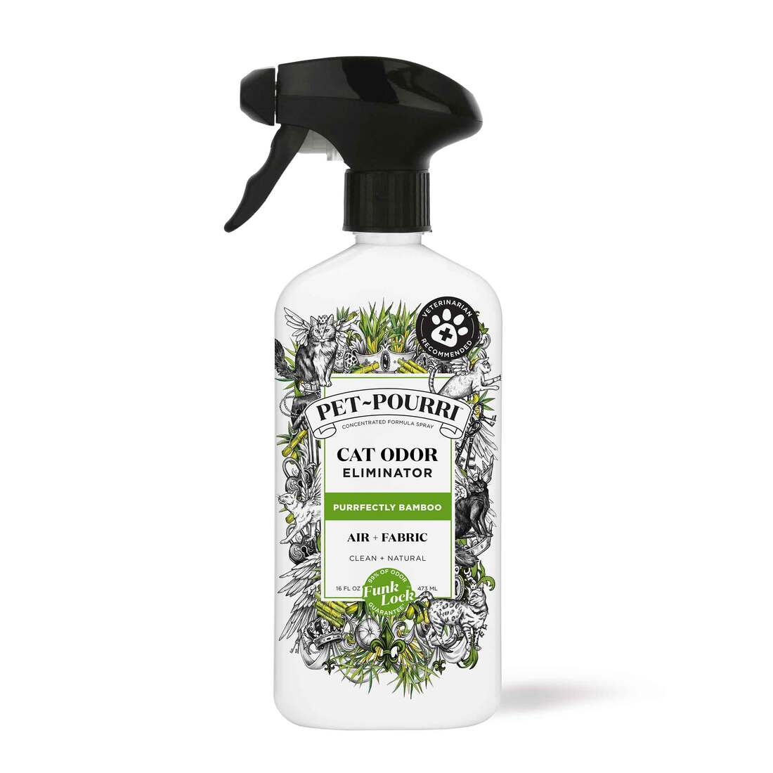 Pet Pourri Room Spray Purrfectly Bamboo, 16 Ounces