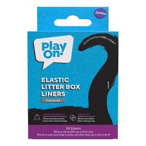 Play On Elastic Cat Litter Liner, Unscented