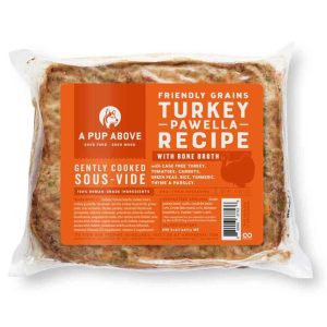 A Pup Above Turkey Pawella Recipe Frozen Gently Cooked Dog Food, 1 Pound Patty - Not Available For D