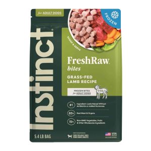 Instinct Raw Frozen Lamb Bites Dog Food, 5.4 Pound Bag - Not Available For Delivery