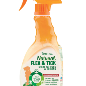 TropiClean Flea and Tick Pet Spray, 16 ounce