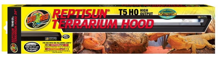 Zoo Med Reptisun T5 HO Hood, 24 Inch