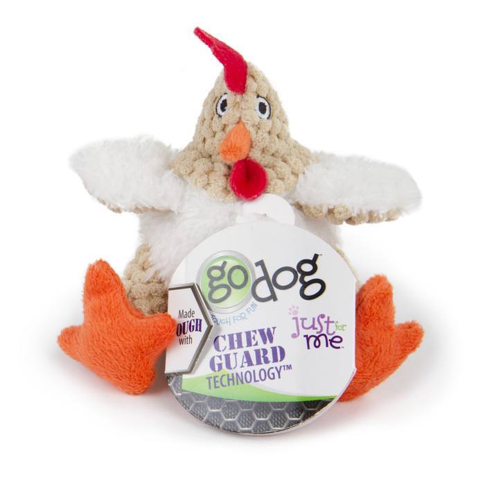 Quaker Go Dog Just For Me Rooster Dog Toy, Small
