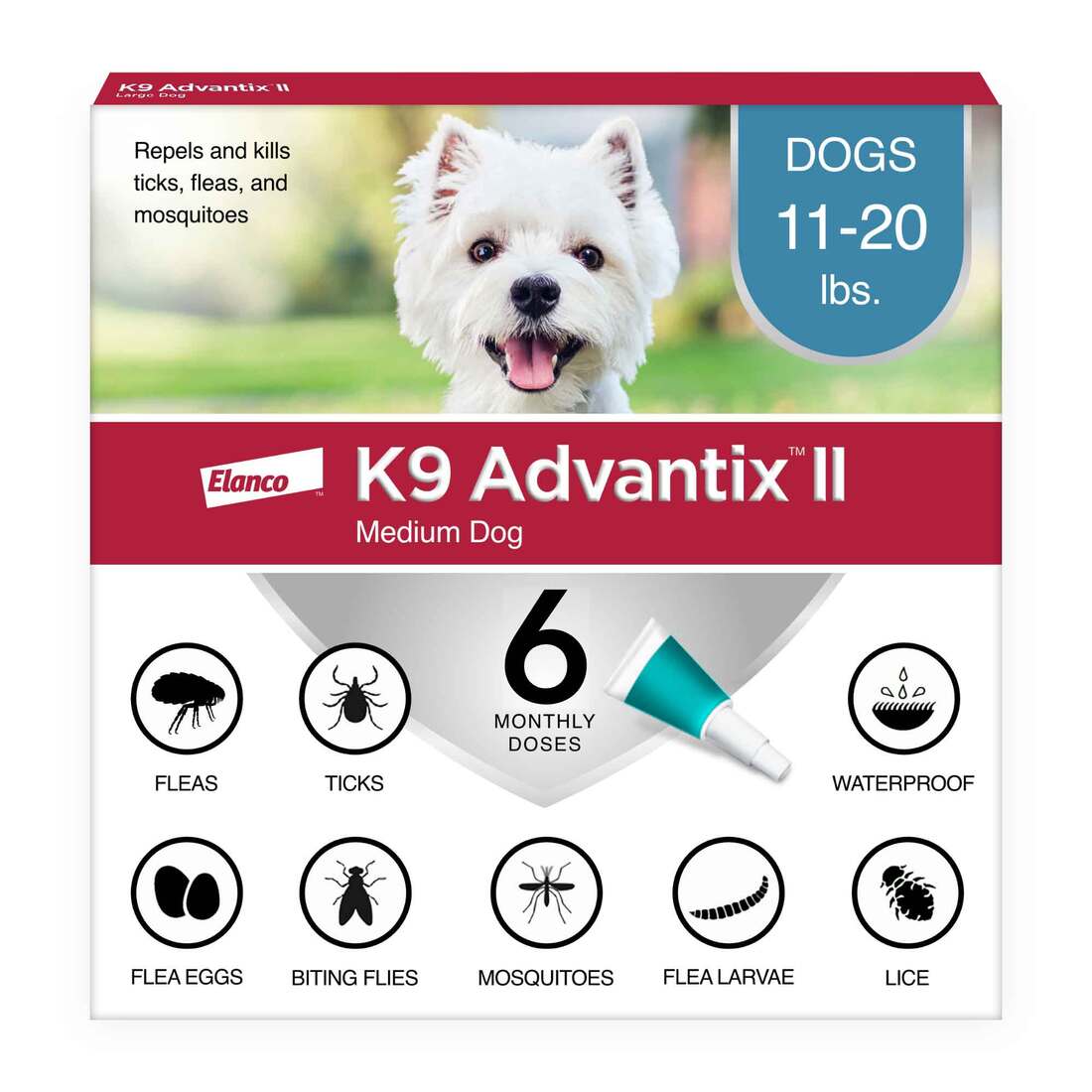 K9 Advantix II Flea Treatment Medium Dog - Image 3