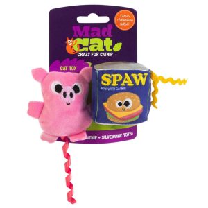Mad Cat Canned Ham Cat Toy, 2 Count