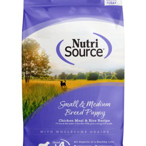 NutriSource Small and Medium Breed Dry Puppy Food, Chicken and Rice, 26 Pounds