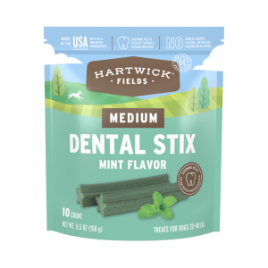 Hartwick Fields Dental Stix, Mint Flavor, Medium