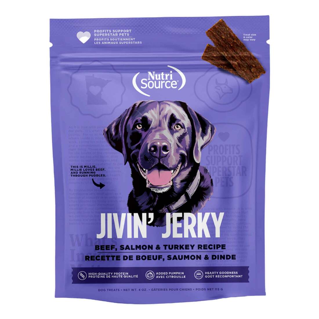 NutriSource Jivin' Jerky Dog Treat - Image 2