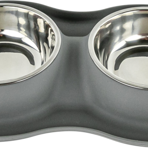 Play On Silicone Double Diner Cat Bowl with Insert