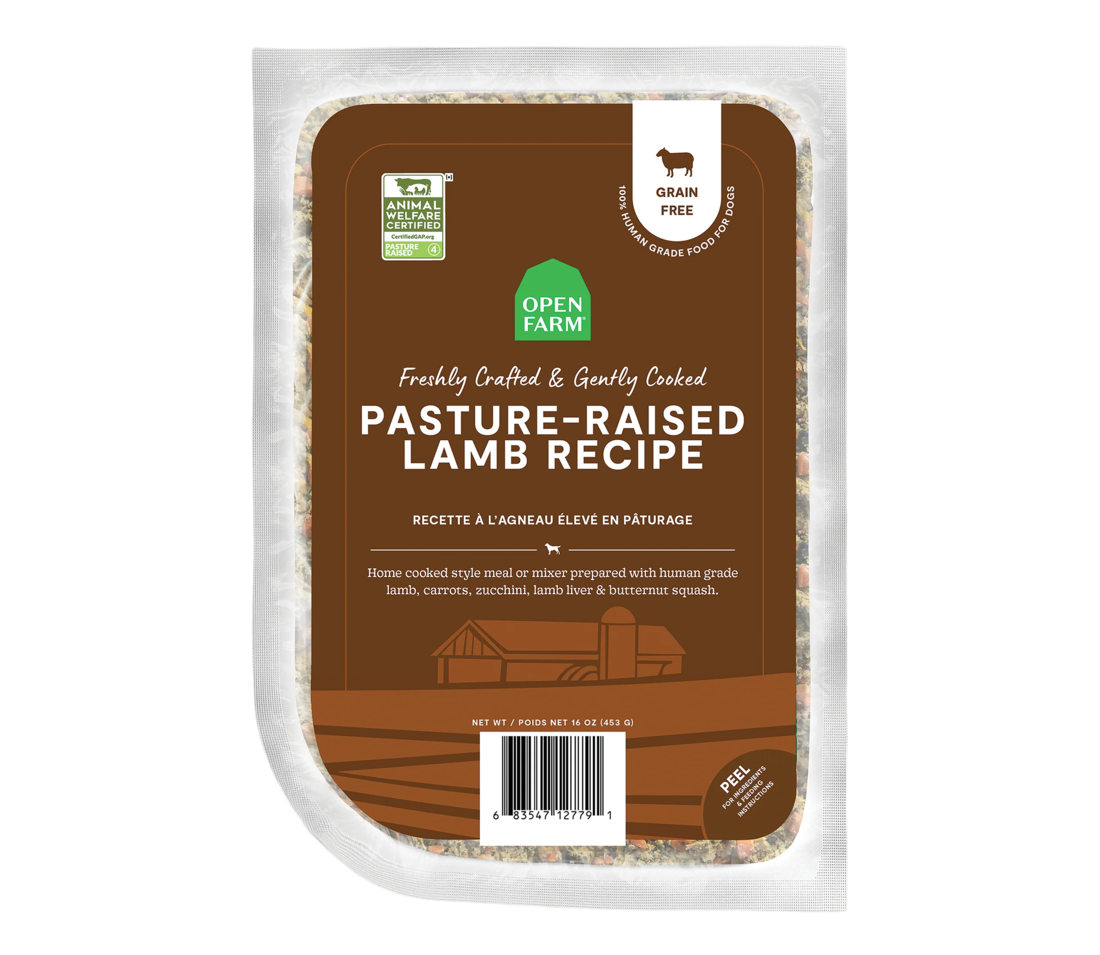 Open Farm Frozen Gently Cooked Dog Food, Pasture Lamb, 16 Ounces - Not Available For Delivery