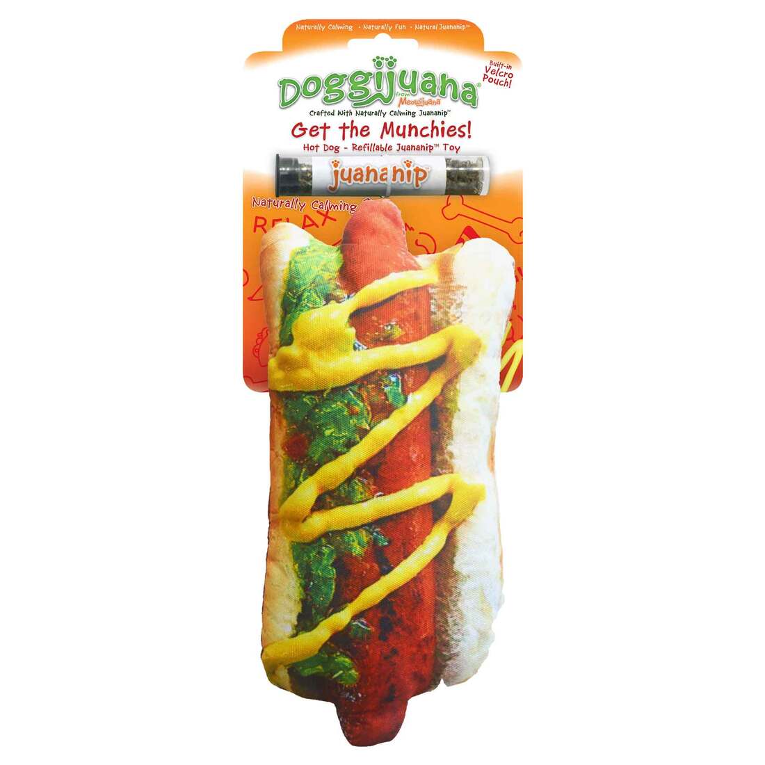Doggijuana Dogginip HotDog Dog Toy