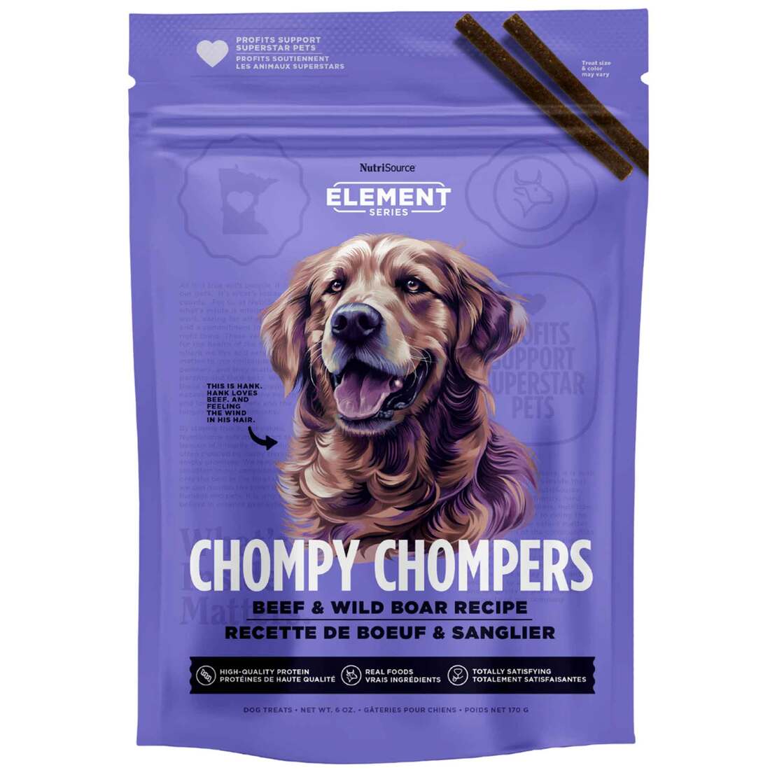NutriSource Element Series Chompy Chompers Dog Treats - Image 3