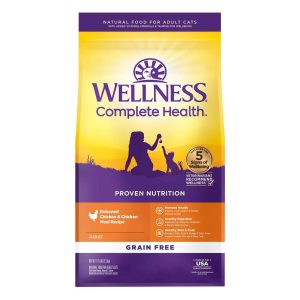Wellness Complete Health Natural Grain Free Deboned Chicken & Chicken Meal Dry Cat Food, 11.5 Pound