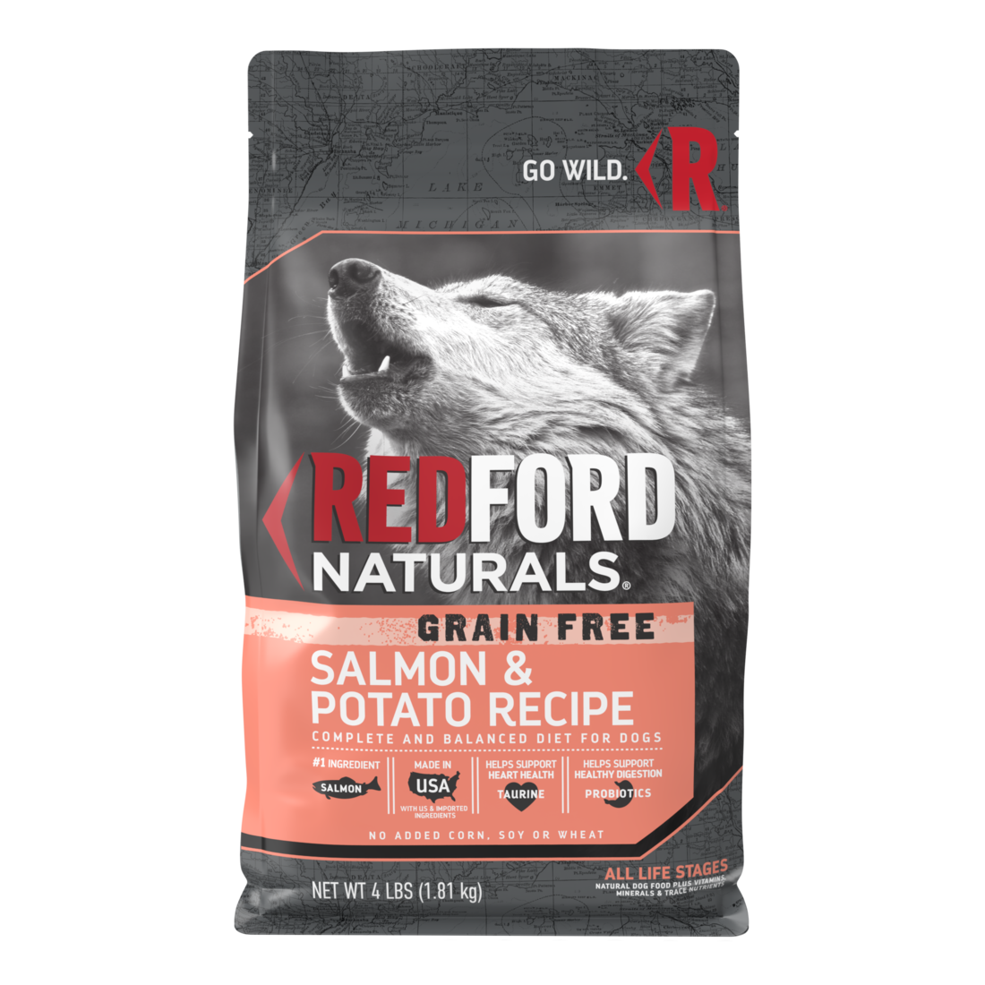 Redford Naturals Grain Free Salmon & Potato Recipe Adult Dog Food - Image 2