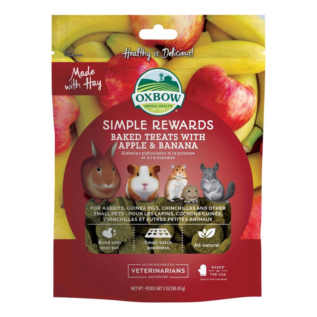 Simple Rewards Baked Treats with Apple & Banana