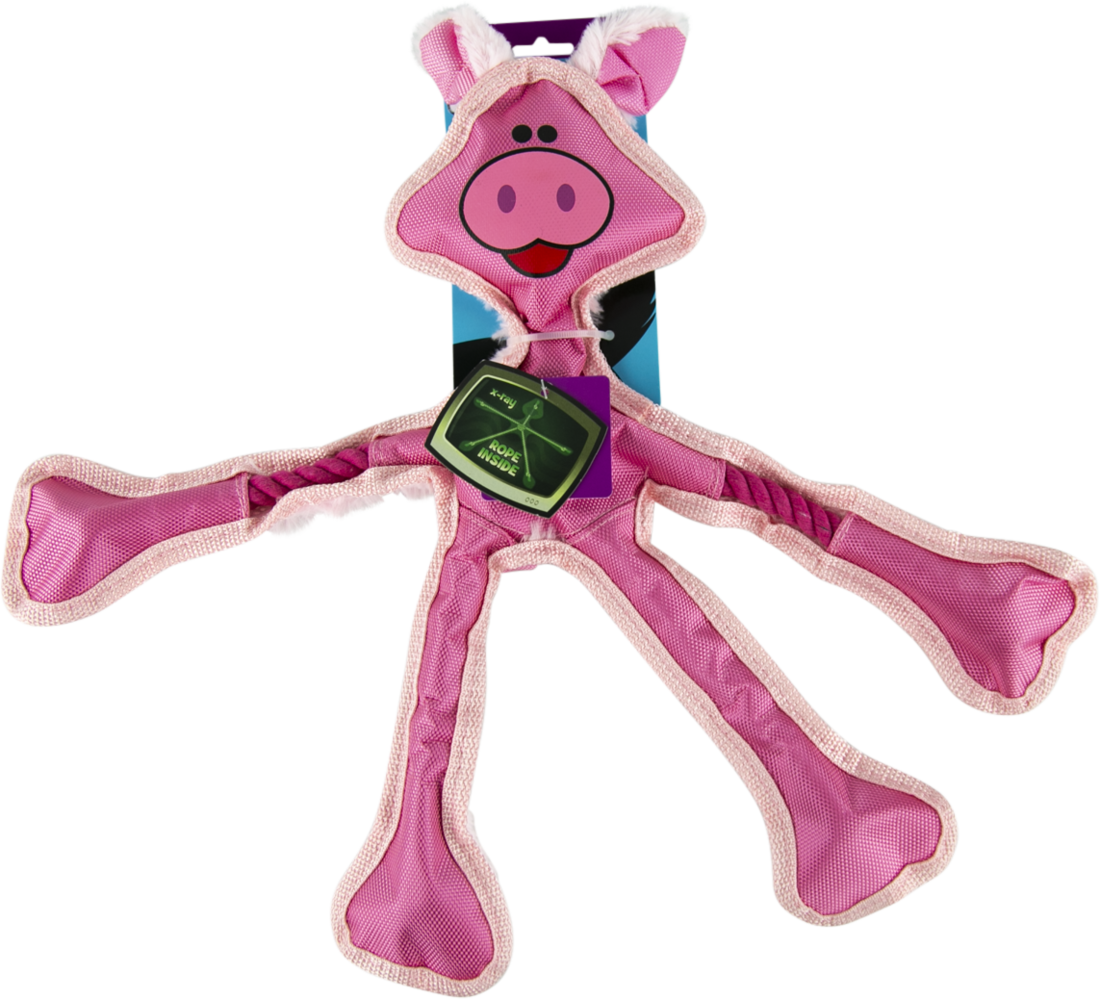 Play On Skele-Rope Dog Toy, Assorted, 15 Inches