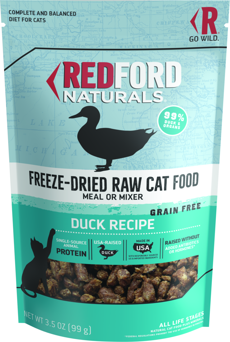 Redford Naturals Freeze-Dried Grain Free Duck Recipe Cat Food
